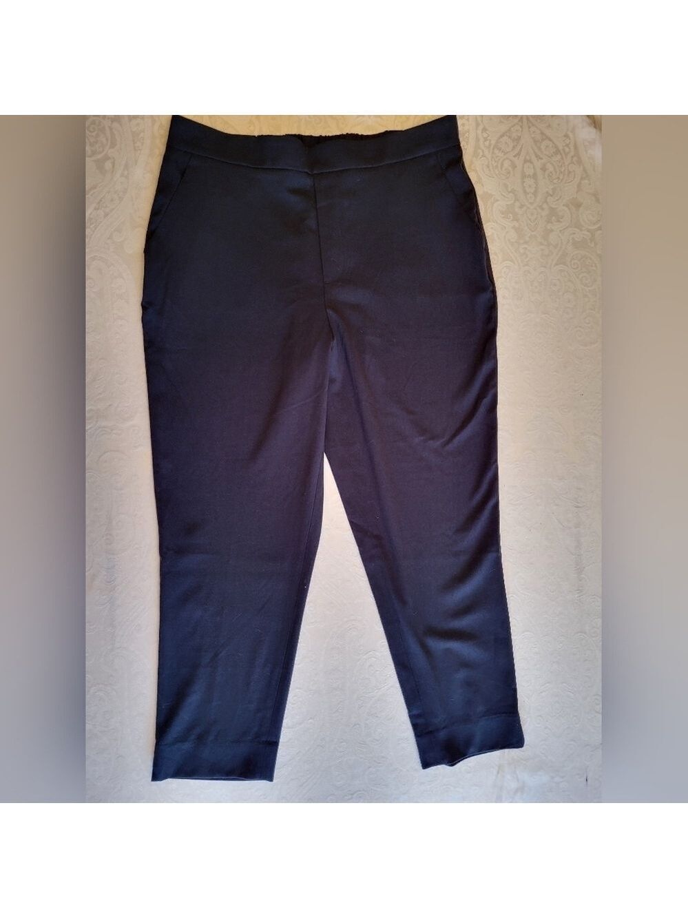 Banana Republic Ladies Blue Ankle Cropped Pants, Size 14, NWT